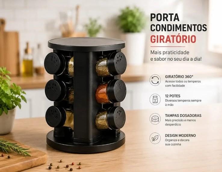 Porta Tempero Giratório 12 — foto 3