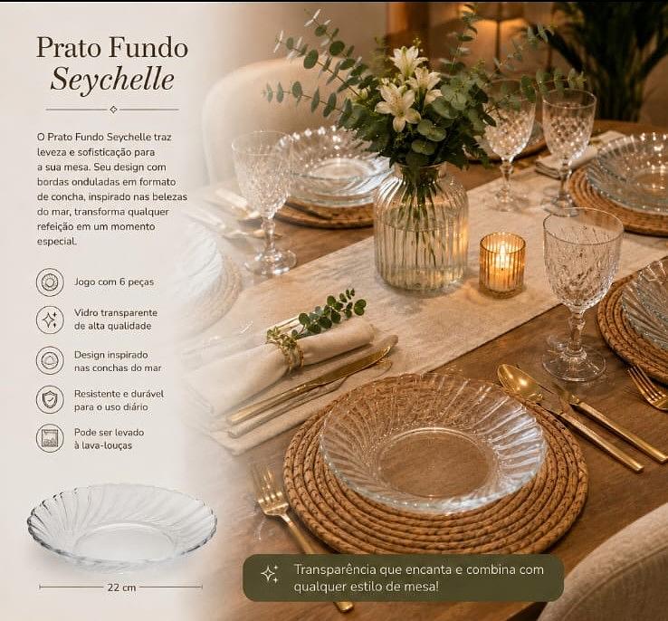 Prato Fundo Seychelle — foto 1