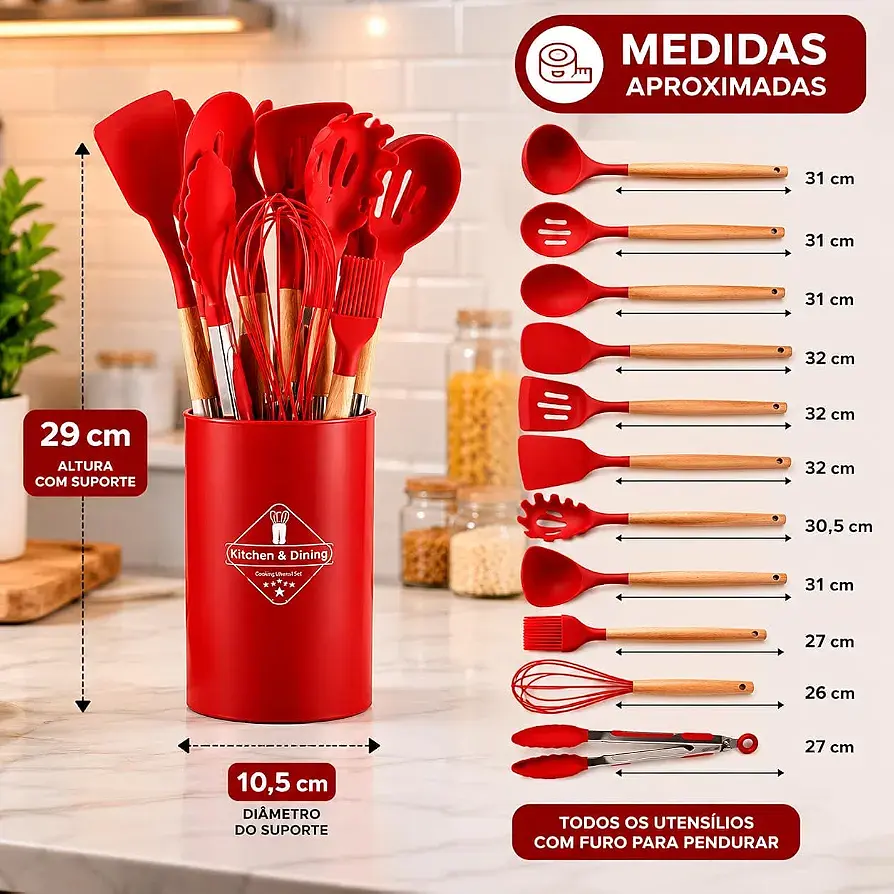 Kit Utensílios de Cozinha — foto 2