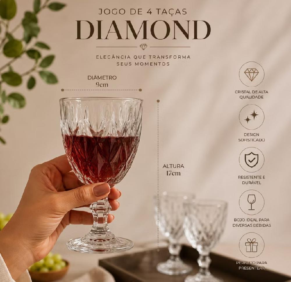 Jogo Taça Diamond Gamma — foto 3