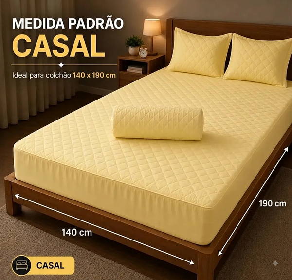 Capa Colchão Impermeável Casal