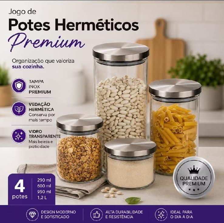 Conjunto de potes Belovidro — foto 2