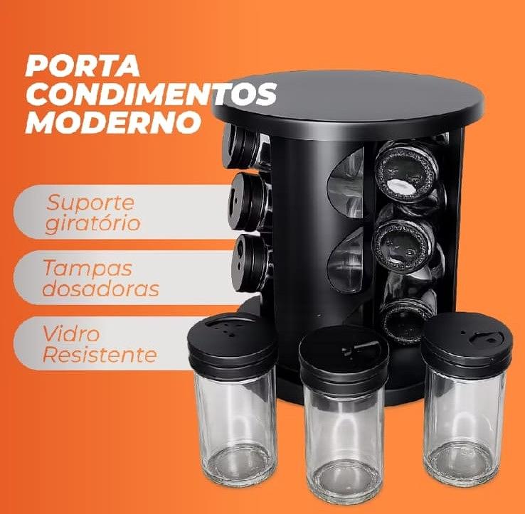Porta Tempero Giratório — foto 1