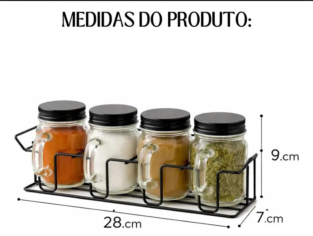 Porta Tempero Cesto Alça — foto 2